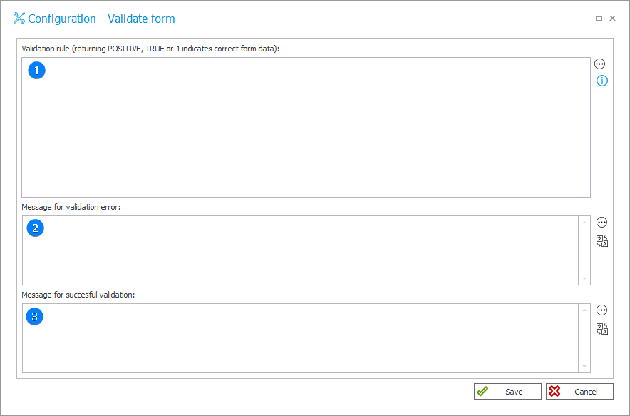 Validate form