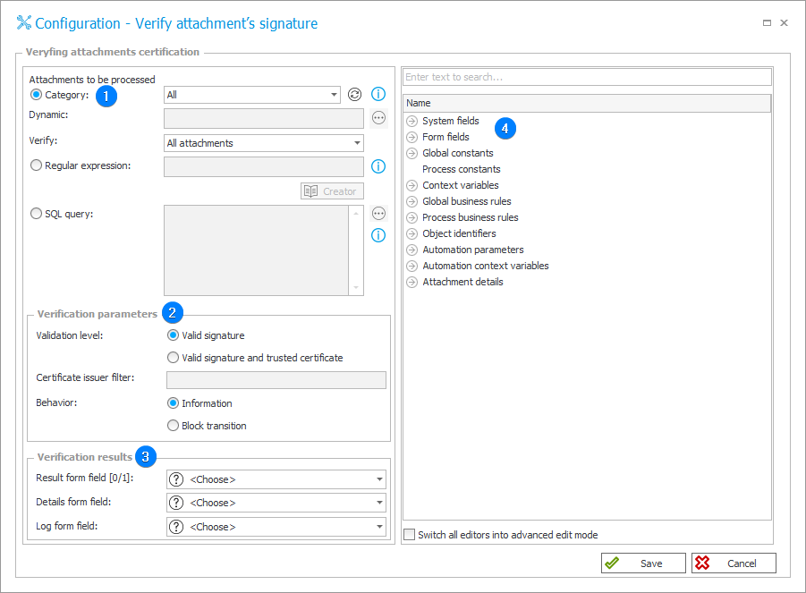 Verify attachment&#39;s signature