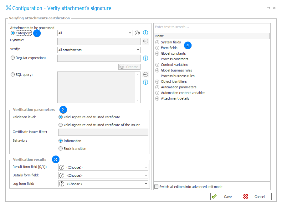 Verify attachment&#39;s signature