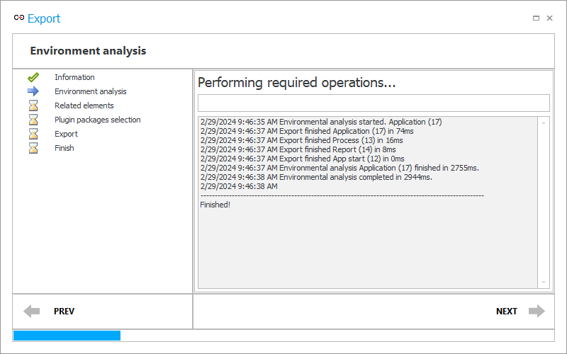 Environment analysis