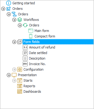 Form fields