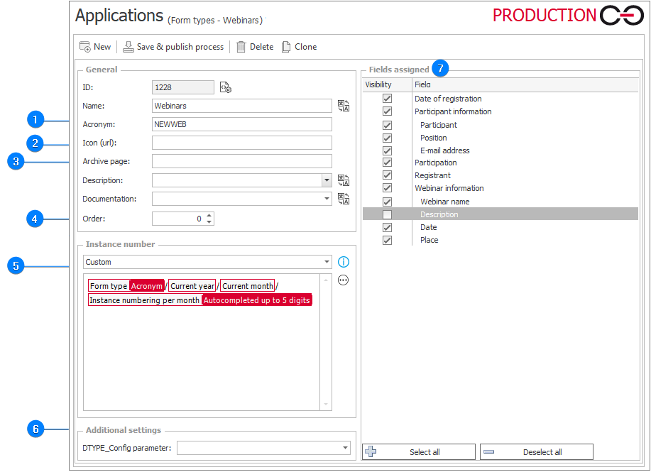 Form types