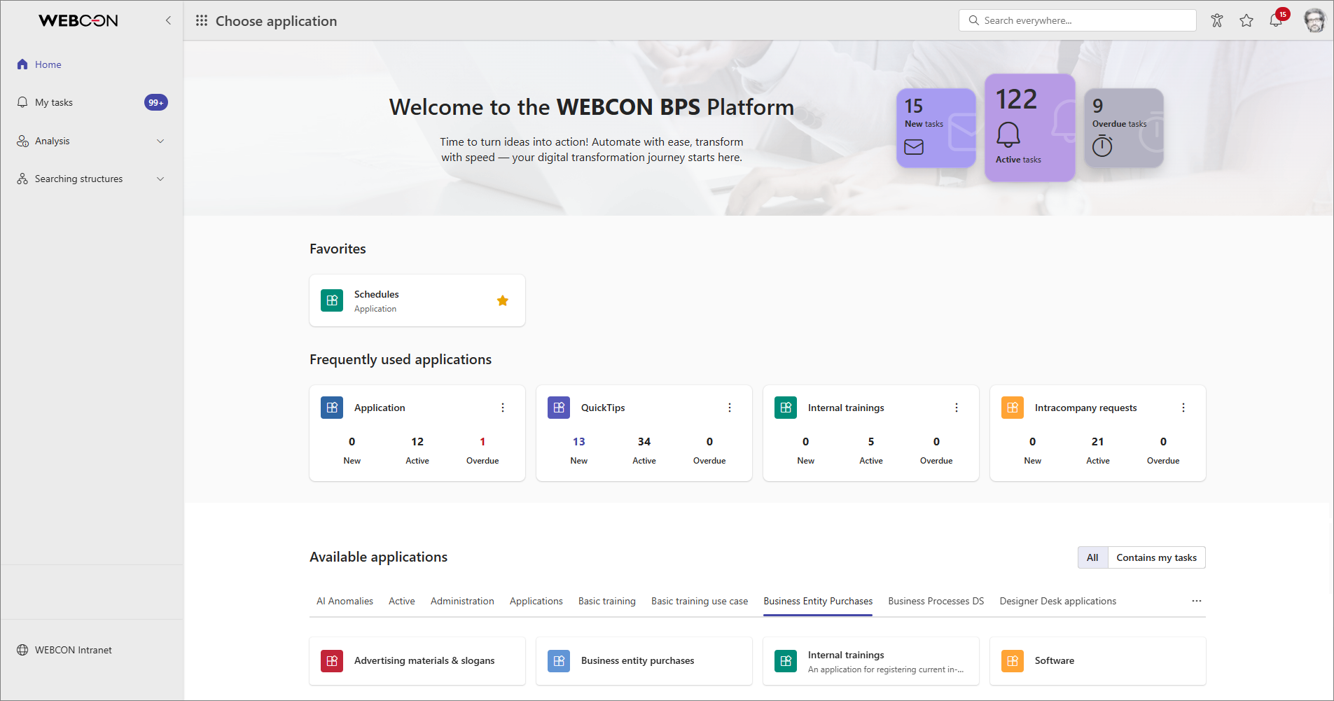 Welcome to WEBCON BPS Portal