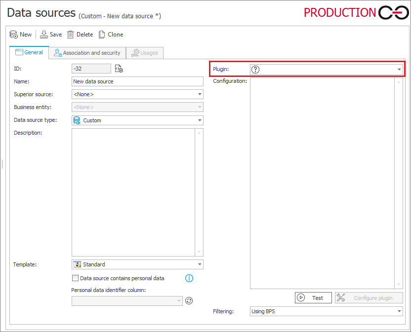 Custom data sources