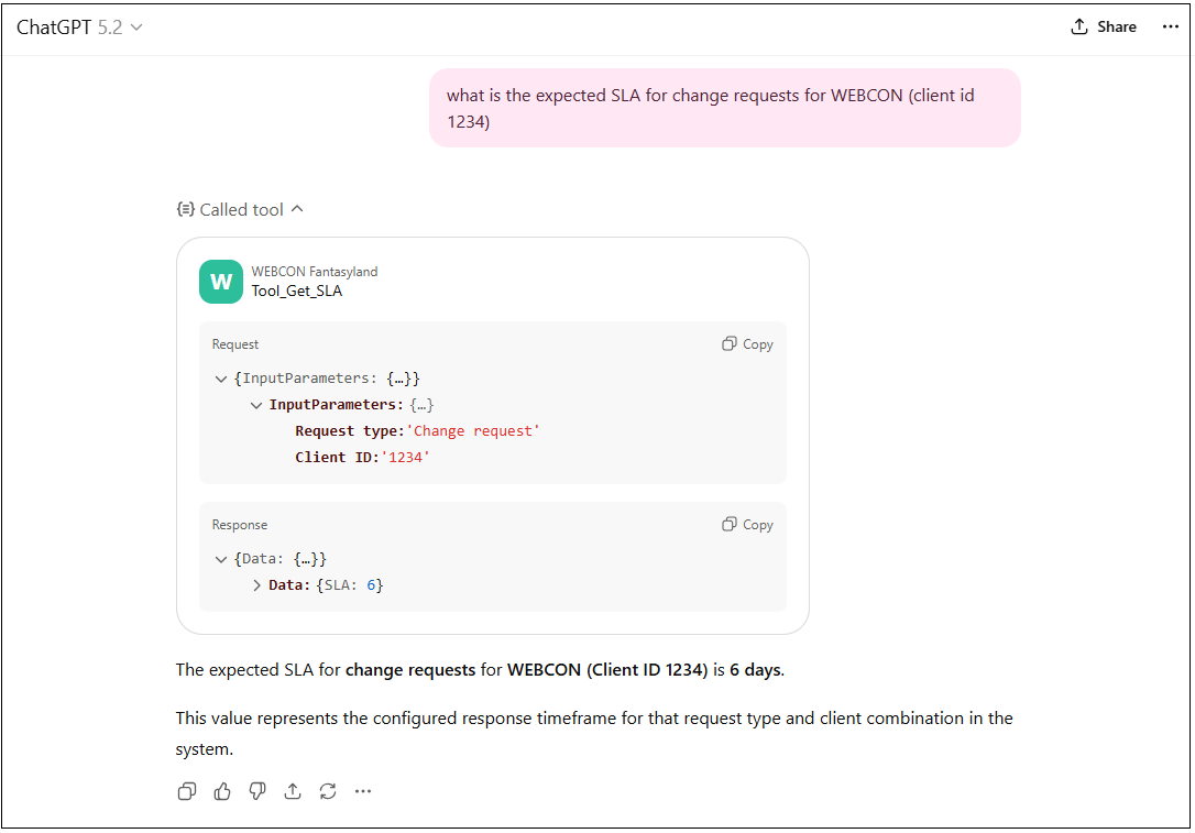Using AI chat