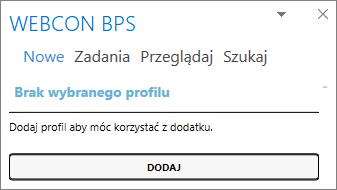 Brak profilu