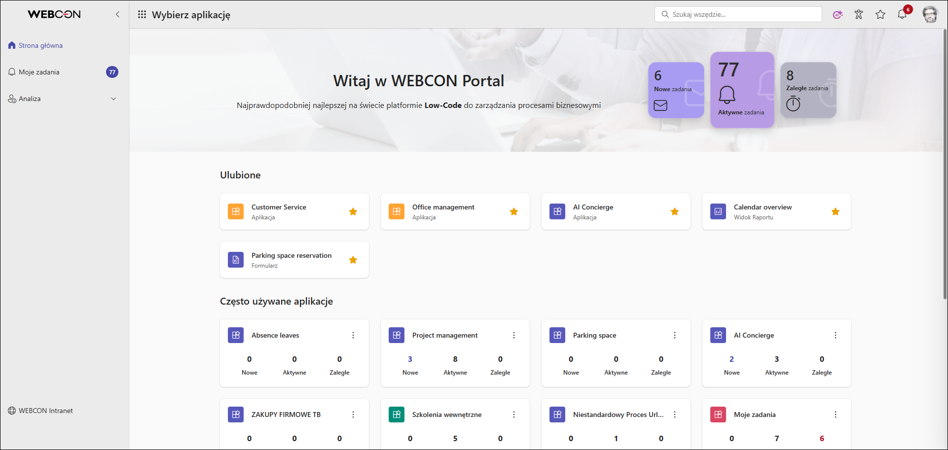 Witaj w WEBCON Portal
