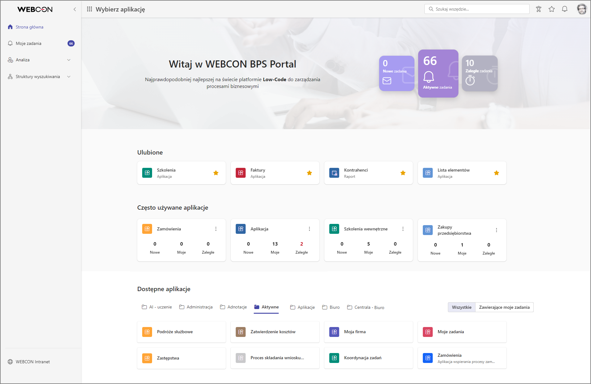 Witaj w WEBCON BPS Portal