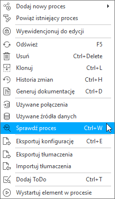 Sprawdź proces